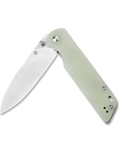 Cuchillo Plegable QSP Loro D2 Mango Jade G10 10.16 cm