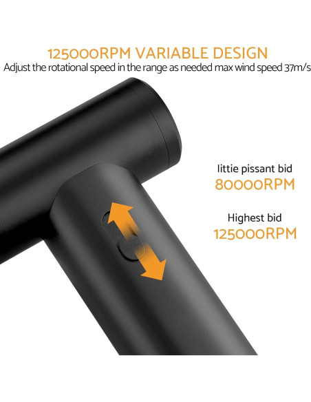 Soplador y Aspiradora Eléctrico Maxetodo GK108, 2-en-1, 8000mAh Soplador y Aspiradora Eléctrico Maxetodo GK108, 2-en-1, 8000mAh