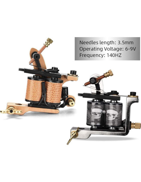 Kit de Máquina de Tatuaje Coil ATOMUS 10 Bobinas 23000rpm Kit de Máquina de Tatuaje Coil ATOMUS 10 Bobinas 23000rpm