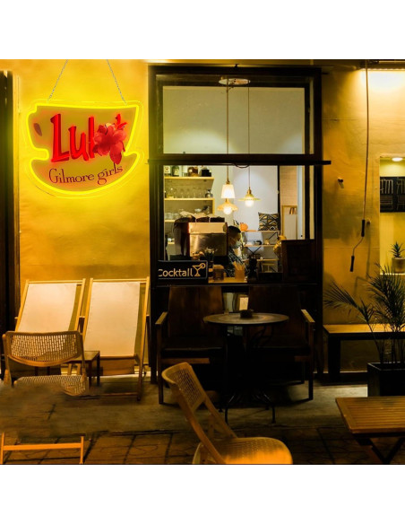 Cartel de Neón LED Luke's Coffee 20x33 cm Regulable USB Cartel de Neón LED Luke's Coffee 20x33 cm Regulable USB