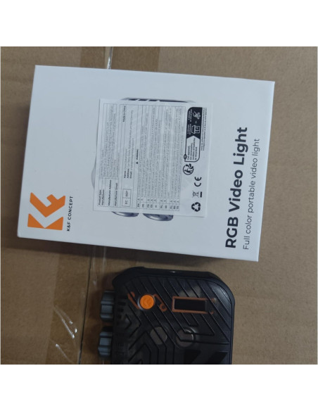 Luz de Video RGB K&F Concept Portátil 2500K-9900K CRI 96+ Luz de Video RGB K&F Concept Portátil 2500K-9900K CRI 96+