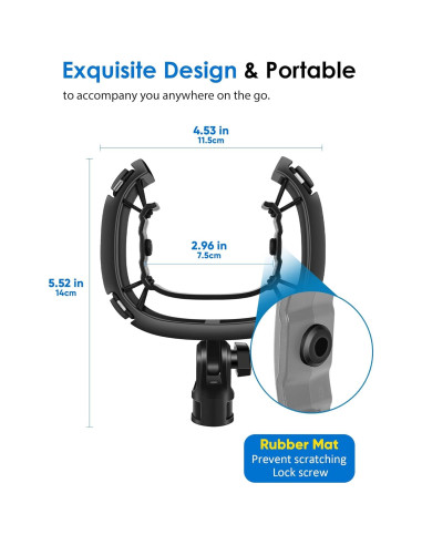 Soporte de Choque Elgato Wave:1 y Wave:3 - Atenuación de Ruido