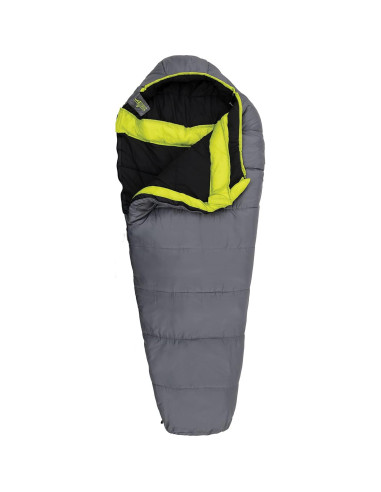 Saco de Dormir Momia Cedar Ridge 0C Gris/Cítricos 213x84cm