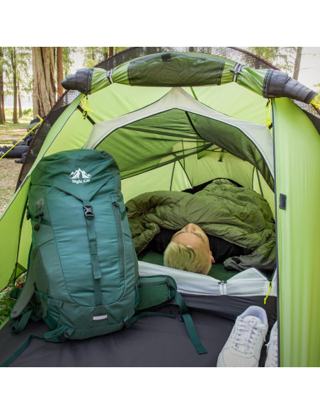 Tienda de Camping Ultraligera Night Cat ZP-U2-1P Verde 1 Persona Tienda de Camping Ultraligera Night Cat ZP-U2-1P Verde 1 Persona