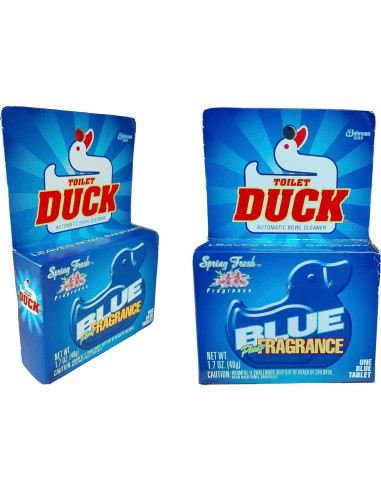 Tabletas Desinfectantes Toilet Duck Azul Sencillo 3 Pk