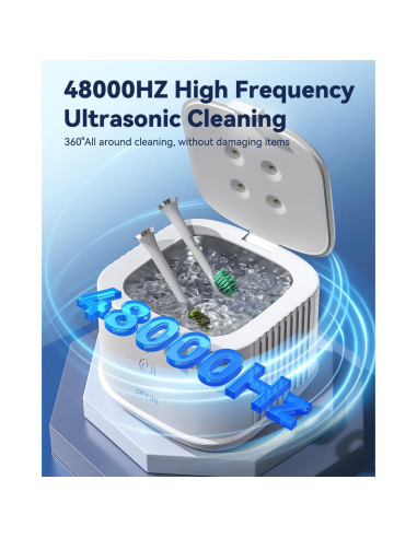 Limpiador Ultrasónico Phniti 375ml para Joyería y Dentaduras