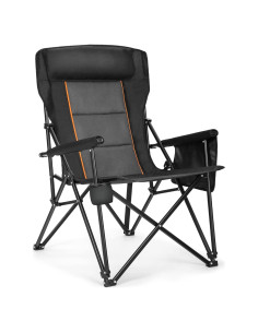 Silla de Camping Plegable ALPHA CAMP XL Respaldo Alto 227kg