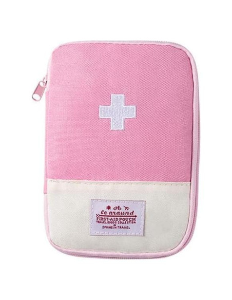 Bolsa de Primeros Auxilios YuanHolumid Rosa Compacta 16.3x12cm Bolsa de Primeros Auxilios YuanHolumid Rosa Compacta 16.3x12cm