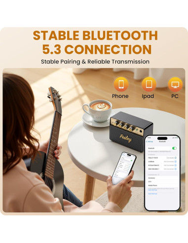 Amplificador de guitarra Fesley FGA10 10W Bluetooth portátil