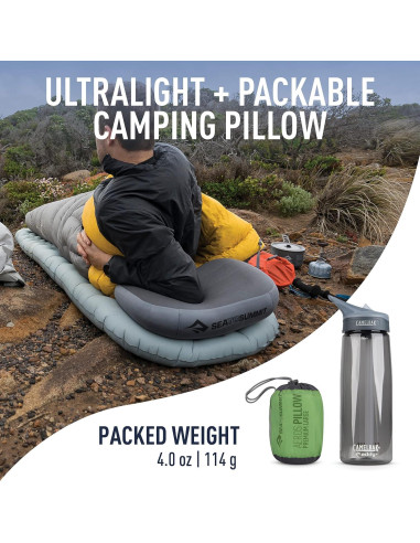 Sistema de Sueño Sea to Summit: Almohada Aeros y Forro Breeze