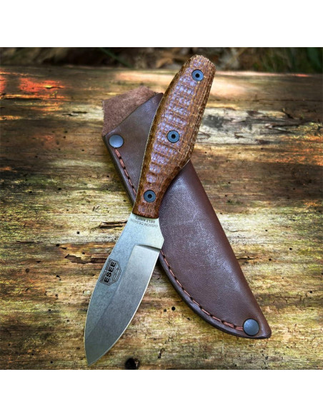 Cuchillo de Cintura ESEE-BELTKNIFE 7.1 cm Hoja Drop Satin Cuchillo de Cintura ESEE-BELTKNIFE 7.1 cm Hoja Drop Satin