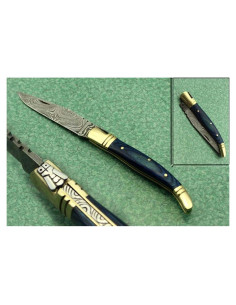 Cuchillo Plegable Laguiole Damascus Depot 21.6 cm Acero Damasco