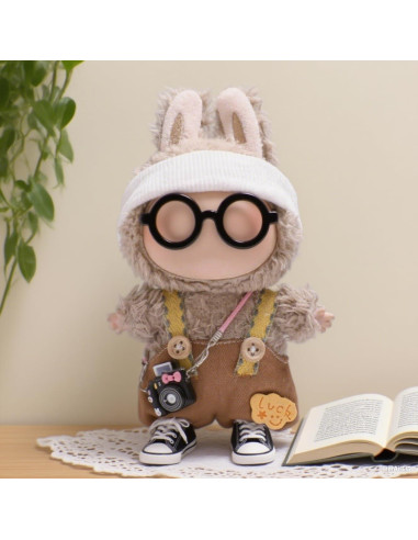 Juego de Accesorios para Muñecas Labubu - Gafas, Cámara y Zapatos