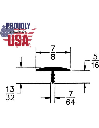 T-Molding Blanco Outwater 7.62m para Proyectos de Bricolaje