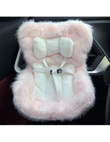 Asiento de coche BDBHAVB fox-001 Rosa claro con clip de ventilación