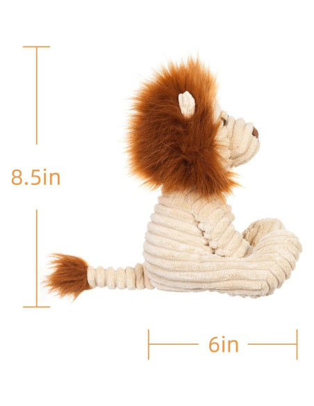 Peluche León de Corduroy Apricot Lamb 21.6 cm Suave y Abrazable Peluche León de Corduroy Apricot Lamb 21.6 cm Suave y Abrazable