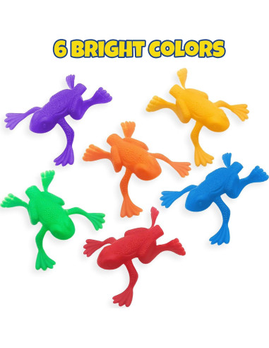 Juguetes de Rana Saltarina ArtCreativity - 144 Piezas 5 cm