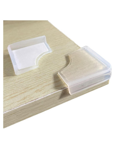 Protectores de Esquinas de Silicona Angloria 1.2x1.2 cm Transparentes