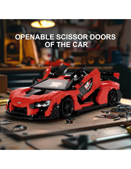 Mould King 10007 Kit de Construcción Coche Deportivo 1:12 (1182 Pcs) Mould King 10007 Kit de Construcción Coche Deportivo 1:12 (1182 Pcs)