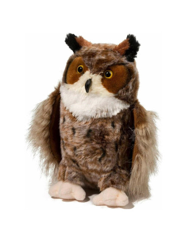 Peluche Gran Búho Cornudo Douglas 28 cm Realista