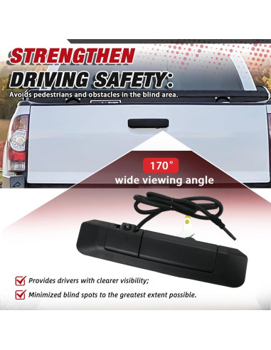 Mango de Puerta Trasera con Cámara RCA Toyota Tacoma 2005-2015