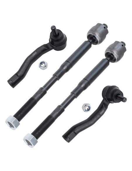 Juego de 4 varillas de dirección Toyota Corolla 2003-2008 Detroit Axle Juego de 4 varillas de dirección Toyota Corolla 2003-2008 Detroit Axle