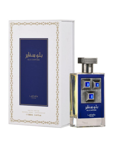 Eau De Parfum Unisex Lattafa Zafiro Azul 100 ml