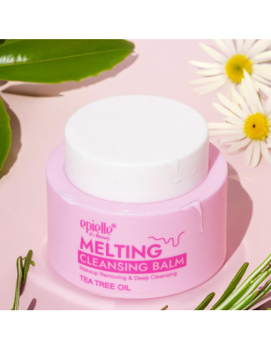 Bálsamo Limpiador Derretido Epielle 29.57g - Desmaquillante Hidratante