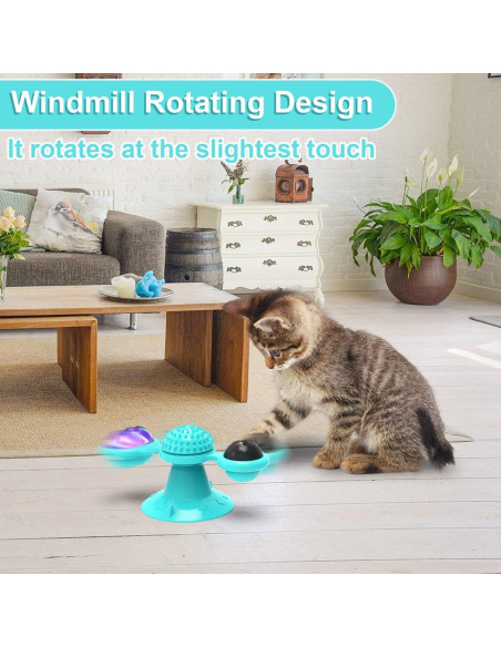 Juguete Interactivo para Gatos GBSYU con Hierba Gatera y LED Juguete Interactivo para Gatos GBSYU con Hierba Gatera y LED
