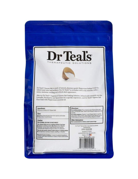 Juego de Baño Terapéutico Dr. Teal's - 3 Paquetes de 2.72 kg Juego de Baño Terapéutico Dr. Teal's - 3 Paquetes de 2.72 kg