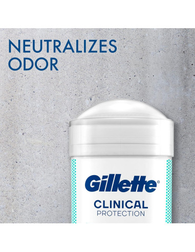 Antitranspirante Gillette Clinical Hombres 72h Hielo Ártico 3x48.51g