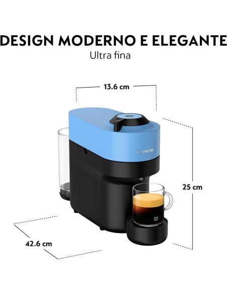 Cafetera Espresso Nespresso Vertuo Pop 110V Azul Pacífico Cafetera Espresso Nespresso Vertuo Pop 110V Azul Pacífico