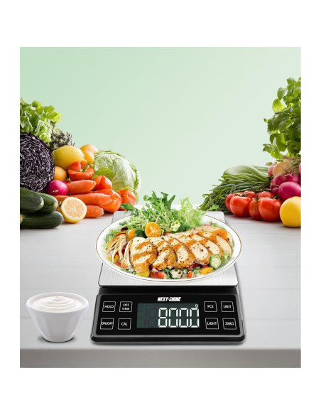 Báscula de Cocina NEXT-SHINE YK02 5kg 0.1g Acero Inoxidable Báscula de Cocina NEXT-SHINE YK02 5kg 0.1g Acero Inoxidable