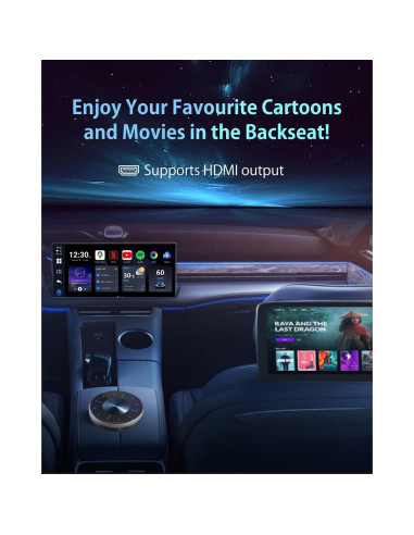Adaptador Wireless CarPlay OTTOCAST P3 - Android 12, 8GB+128GB