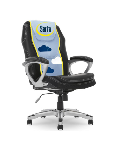 Silla de Oficina Ejecutiva Serta Amplify Ergonómica Negra Silla de Oficina Ejecutiva Serta Amplify Ergonómica Negra