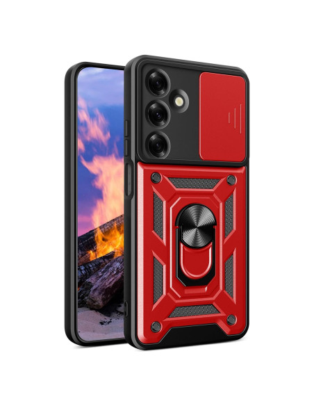 Funda Ysnzaq Grado Militar para Samsung Galaxy M35 Rojo Funda Ysnzaq Grado Militar para Samsung Galaxy M35 Rojo