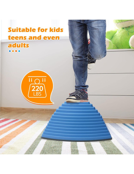 Set de 12 Piedras de Equilibrio Arkyomi Antideslizantes para Niños Set de 12 Piedras de Equilibrio Arkyomi Antideslizantes para Niños