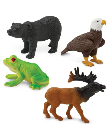 Safari Ltd TOOB Animales del Bosque - 12 Figuras Educativas