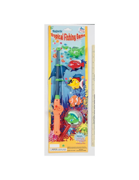 Juego de Pesca Magnético WARM FUZZY Toys - 5 Peces y Caña Juego de Pesca Magnético WARM FUZZY Toys - 5 Peces y Caña
