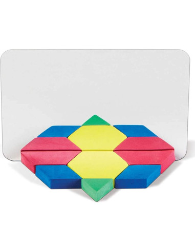 Espejos de Plástico Irrompibles Hand2Mind - Paquete de 4, 10x15 cm