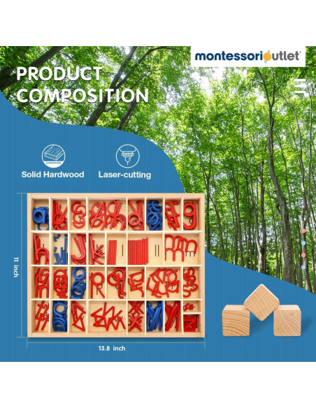 Caja Pequeña de Alfabeto Móvil Montessori Outlet - 35.1x28.2 cm Caja Pequeña de Alfabeto Móvil Montessori Outlet - 35.1x28.2 cm