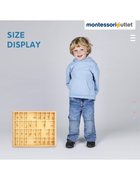 Caja Pequeña de Alfabeto Móvil Montessori Outlet - 35.1x28.2 cm Caja Pequeña de Alfabeto Móvil Montessori Outlet - 35.1x28.2 cm