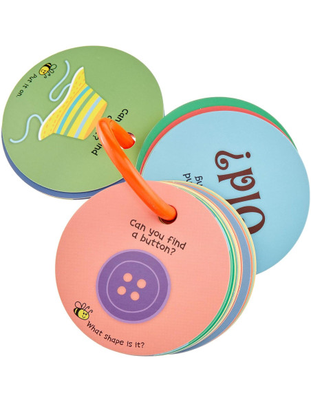 Tarjetas de Búsqueda del Tesoro Mollybee Kids para Niños 2-3 Años