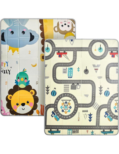 Alfombra de Juego para Bebés VEVOR 1.4x1.8m Antideslizante