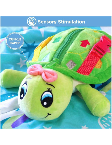 Juguete de Hebilla Tortuga Belle Buckle Toy 27.9x20.3 cm Juguete de Hebilla Tortuga Belle Buckle Toy 27.9x20.3 cm