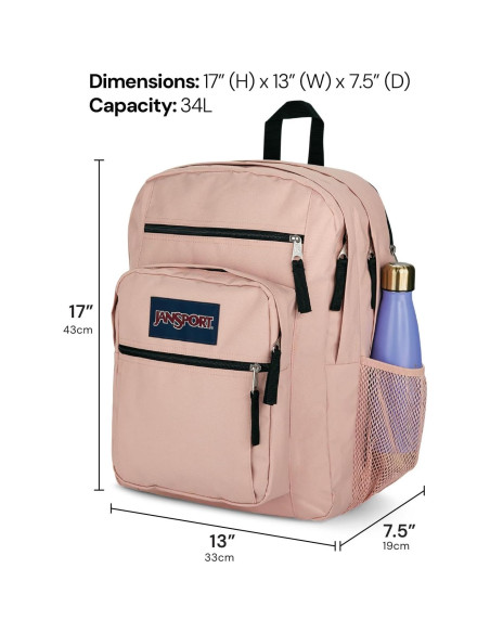 Mochila para Laptop JanSport Big Student 15" Rojo Multi Días Mochila para Laptop JanSport Big Student 15" Rojo Multi Días