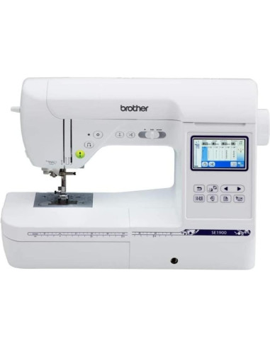 Máquina de coser y bordar Brother SE1900 + Hilo 24 colores