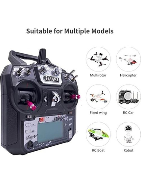 Controlador FLYSKY FS-i6X 10CH 2.4GHz para Drones y Barcos RC Controlador FLYSKY FS-i6X 10CH 2.4GHz para Drones y Barcos RC