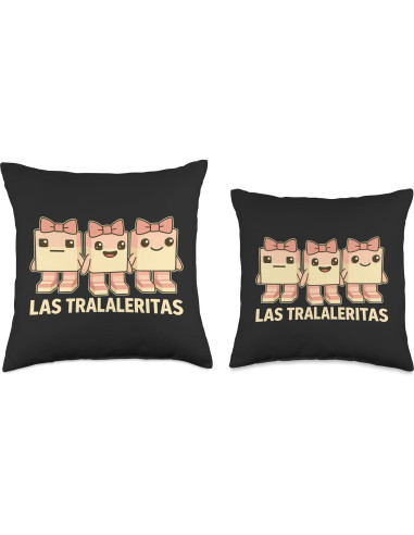 Almohadón de Memes Las Tralaleritas 40x40 cm para Niños