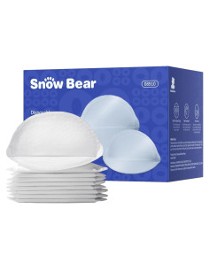 Almohadillas de Lactancia Desechables Snow Bear 100 Unidades Ultra Finas